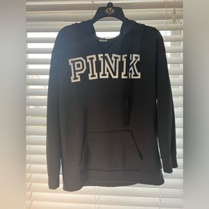 PINK Black Hoodie Size XS